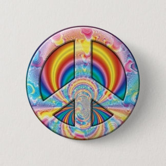 Tie Dye Peace 6 Cm Round Badge