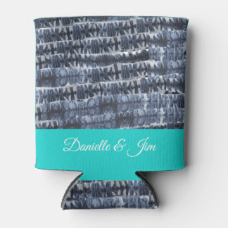 Tie-Dye personalised Wedding Party Gift Can Cooler