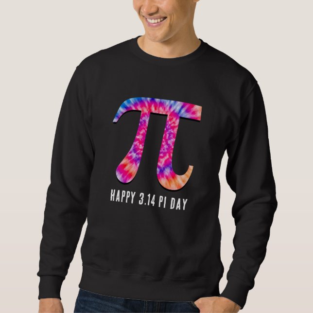 Tie Dye Pi Day Sweatshirt (Front)