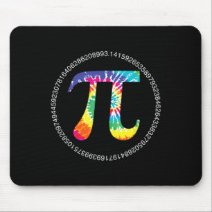 Tie Dye Pi Day T Shirt Physics Math Teacher Engine Mouse Pad