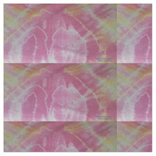 Tie-Dye Pink Monster fabric