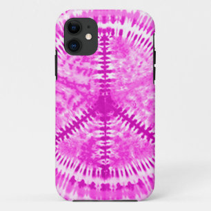 Tie Dye Pink Peace  iPhone 5 Barely There Case