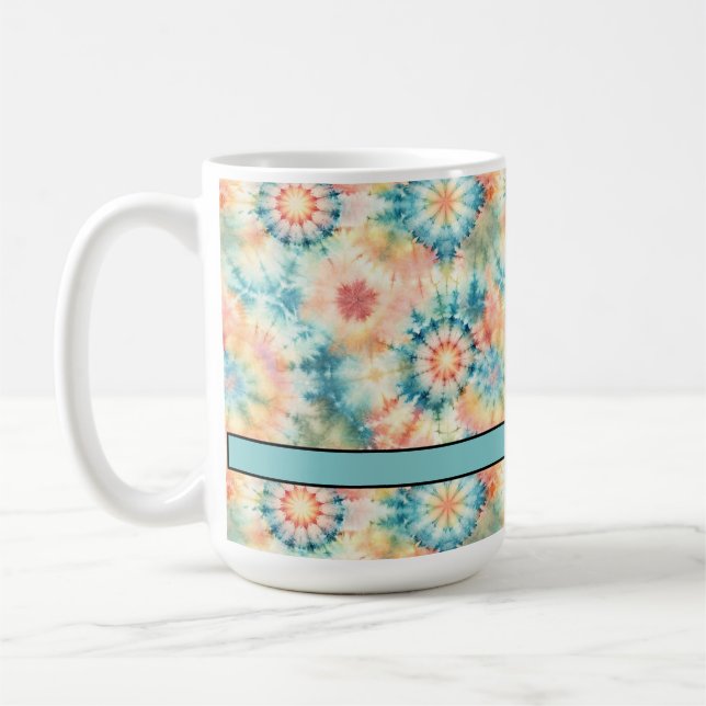  Tie Dye Print Coffee Mug (Left)