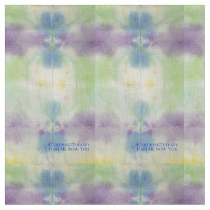 Tie-Dye Push Me Row You fabric