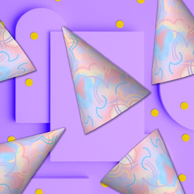 Tie Dye Rainbow Party Hat (Creator Uploaded)