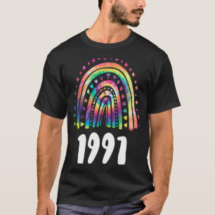 Tie Dye Rainbow Year Of Birth 1997 Birthday T-Shirt
