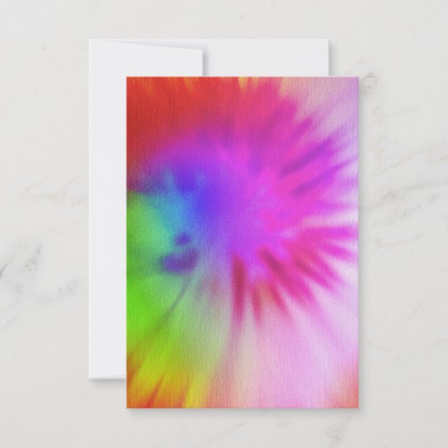 Tie Dye RSVP Cards (Front)