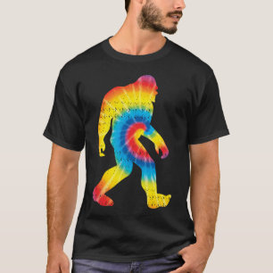 Tie Dye Sasquatch Colorado Bigfoot Colorado Patrio T-Shirt