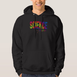 Tie Dye Science Teacher Supplies Back To School Hoodie