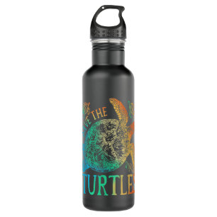 Tie Dye Sea Turtle, save the turtles, women & men 710 Ml Water Bottle