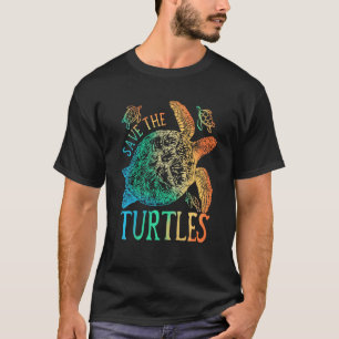 Tie Dye Sea Turtle Save The Turtles Women & Men An T-Shirt