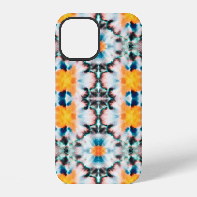 Tie Dye Seamless Pattern. Ethnic Abstract. Psyched iPhone Case (Back)