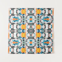 Tie Dye Seamless Pattern. Ethnic Abstract. Psyched