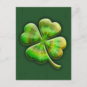 Tie-Dye Shamrock II Postcard