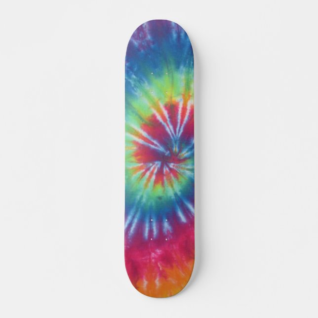 Tie Dye Skateboard - Swirl (Front)