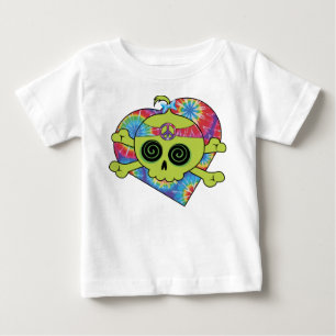 Tie Dye Skull Baby T-Shirt