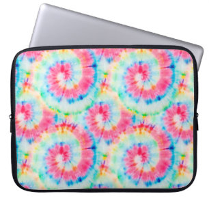 Tie Dye Spiral. Beautiful Watercolor Dirty Art. Sw Laptop Sleeve
