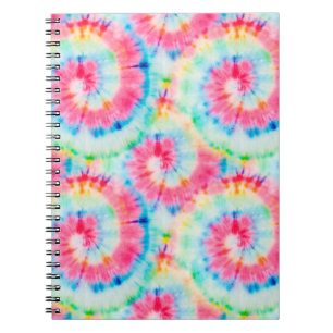 Tie Dye Spiral. Beautiful Watercolor Dirty Art. Sw Notebook