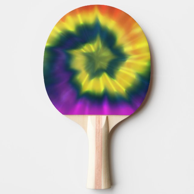 Tie-Dye Spiral - Ping Pong Paddle (Front)