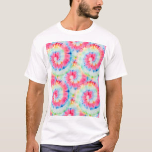 Tie Dye Spiral, watercolor art. T-Shirt