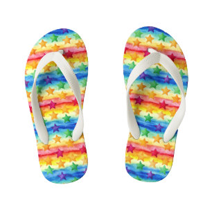 Tie Dye Star Kid's Jandals
