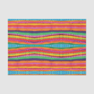 Tie Dye Stripes Tissue Paper