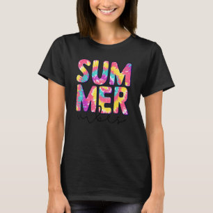 Tie Dye Summer Vibes Hawaii Beach Summer Vacation T-Shirt