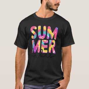 Tie Dye Summer Vibes Hawaii Beach Summer Vacation T-Shirt