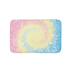 Tie Dye Swirl Bath Mat
