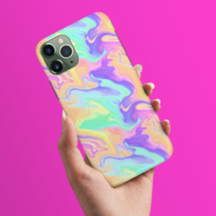 Tie Dye Swirl Pastel Groovy Case-Mate iPhone Case