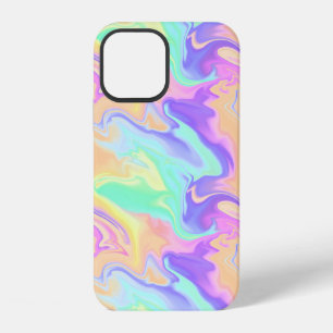 Tie Dye Swirl Pastel Groovy iPhone 12 Case