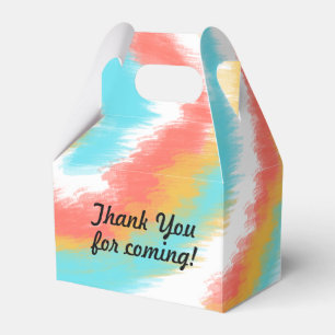 Tie Dye Teen Birthday Summer Swirl Candy Favour Box