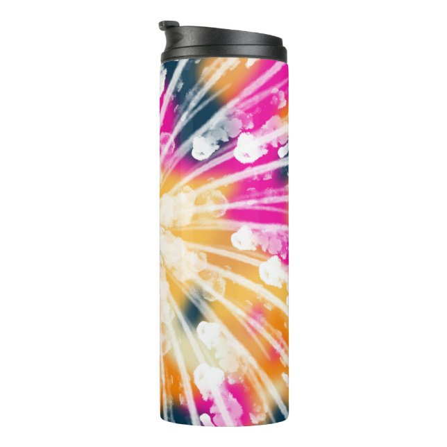 Tie Dye Thermal Tumbler (Rotated Right)