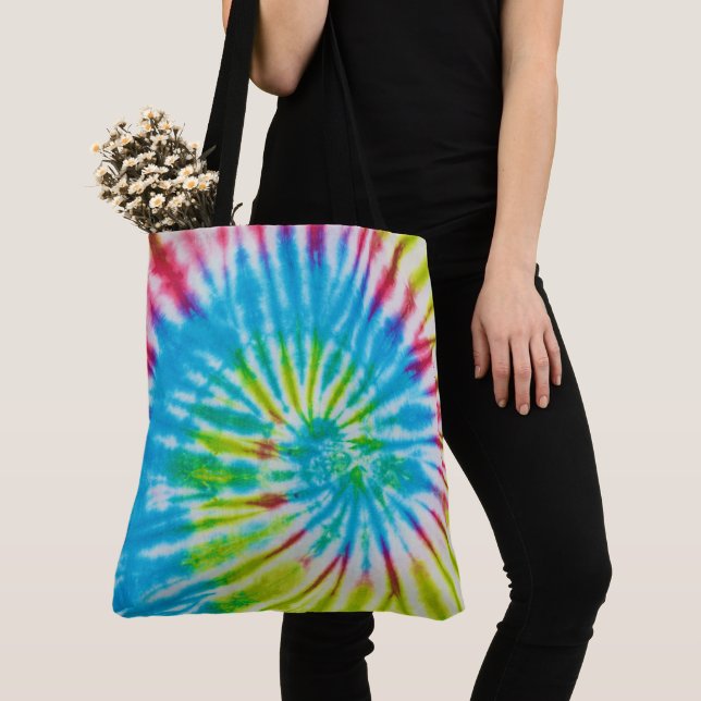 Tie Dye Tote Bag (Close Up)