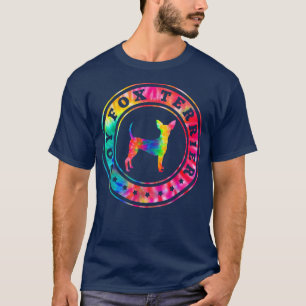 Tie Dye Toy Fo Terrier Dog Mum Dad Pet Lover T-Shirt