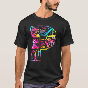 Tie Dye Typography Pre K Student T-Shirt