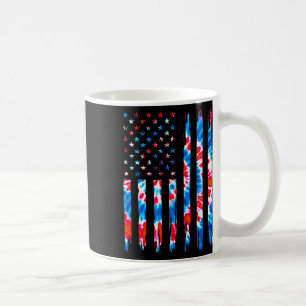 Tie Dye Usa Flag Men Women Kids American Flag 4th Coffee Mug