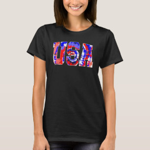 Tie Dye USA Men Women Kids T-Shirt