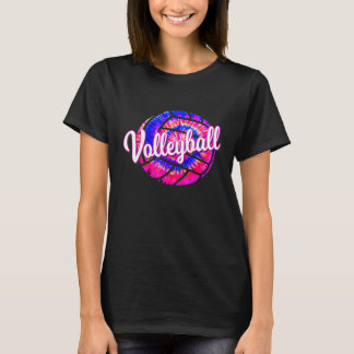 Tie Dye Volleyball Perfect Teenage Girl  Fun Volle T-Shirt
