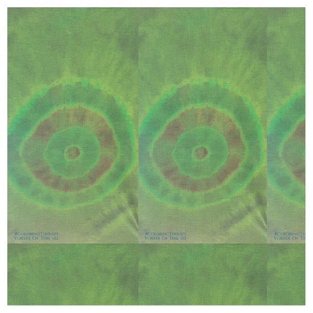 Tie-Dye Vortex of Time 11 fabric (Close Up)