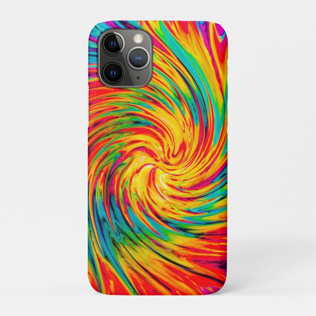 TIE DYE WIND ABSTRACT Case-Mate iPhone CASE (Back)