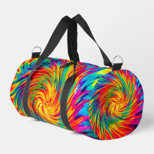 TIE DYE WIND ABSTRACT DUFFLE BAG