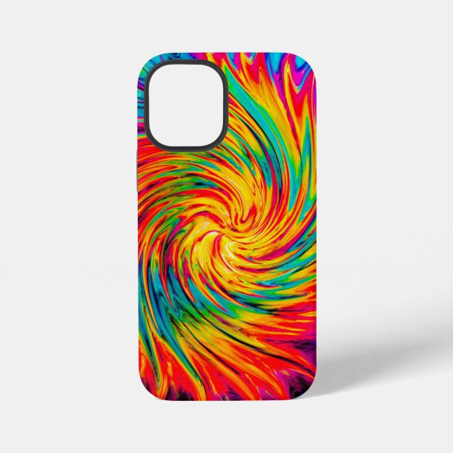 TIE DYE WIND ABSTRACT iPhone CASE (Back)