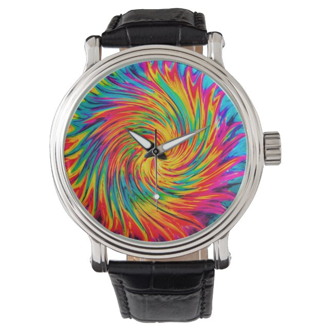 TIE DYE WIND ABSTRACT WATCH (Front)