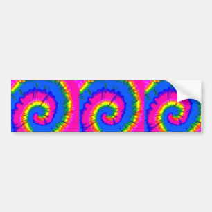 Tie-Dyed Bumper Sticker