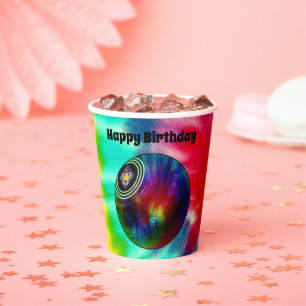Tie Dyed Lawn Bowl, Paper Party Cups