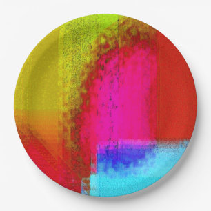 "Tie Dyed" Party Paper Plate