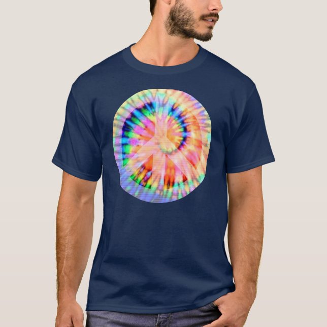 Tie Dyed Peace Sign Shirt (Front)