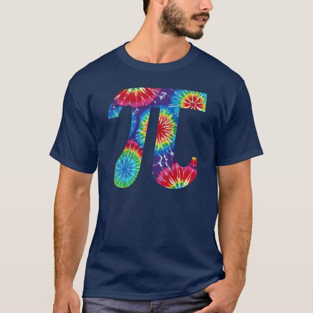 Tie Dyed Pi Shirt (Front)