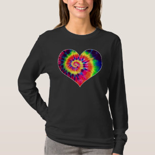 Tie Dyed Valentine's Day Shirt Cute Tye Dye Heart